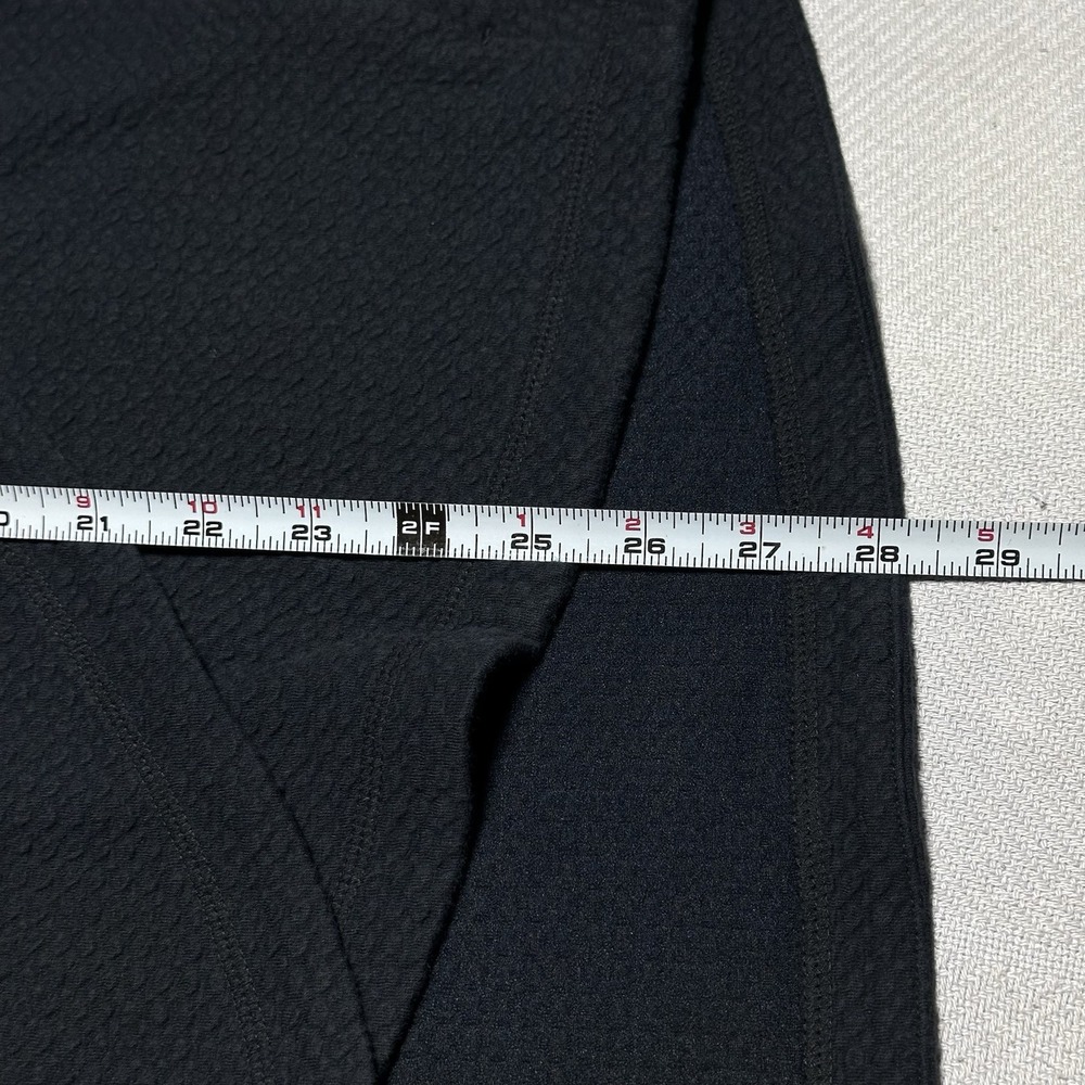 IBKUL‎ Popcorn Stitch Asymmetrical Zip Pullover Womens 2XL Mock Neck Athleisure - Picture 9 of 11